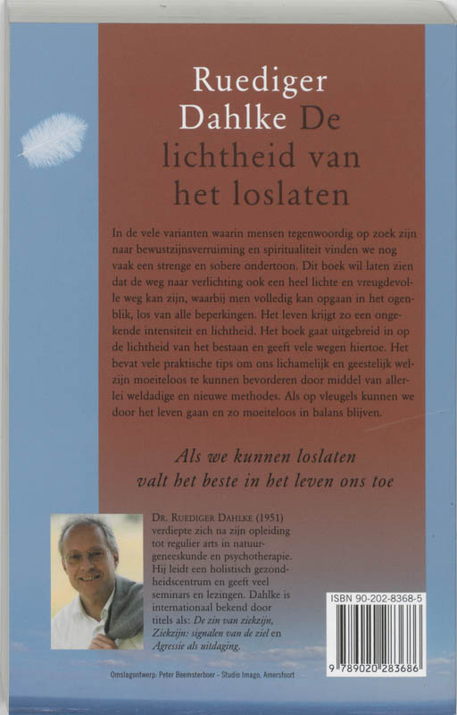 De Lichtheid Van Het Loslaten achterkant