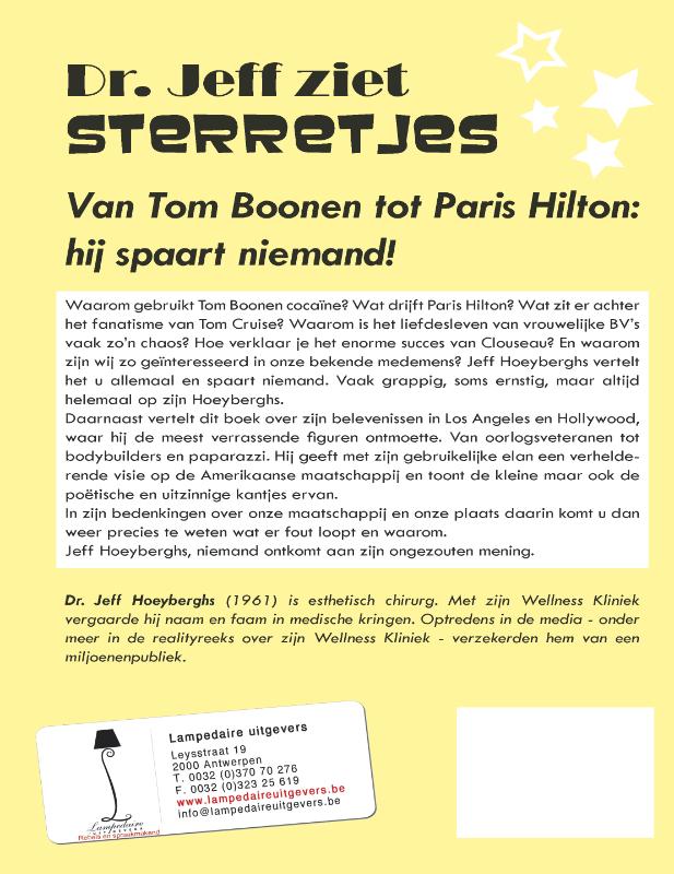 Dr. Jeff Ziet Sterretjes achterkant