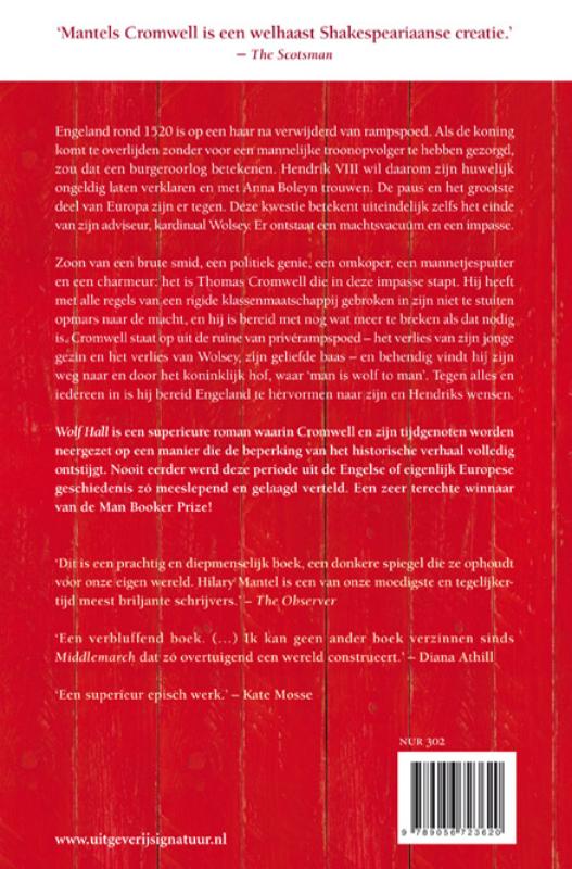 Wolf Hall / Tudor trilogie / 1 achterkant