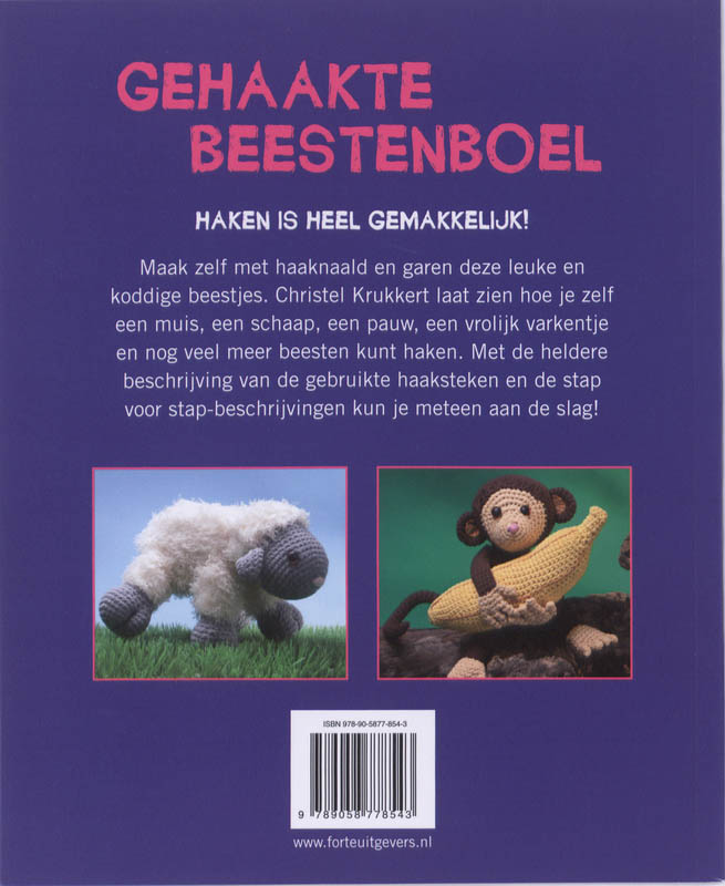 Gehaakte beestenboel achterkant
