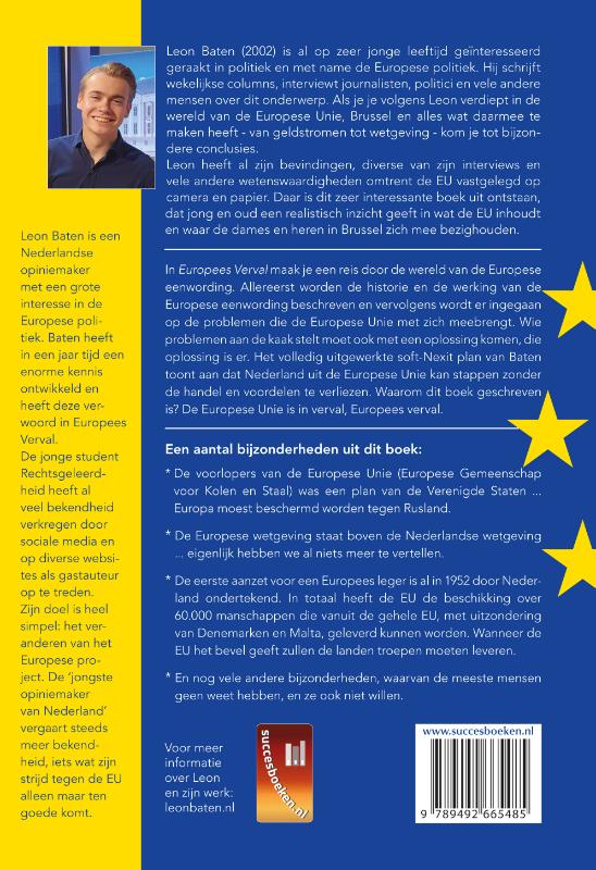 Europees Verval achterkant