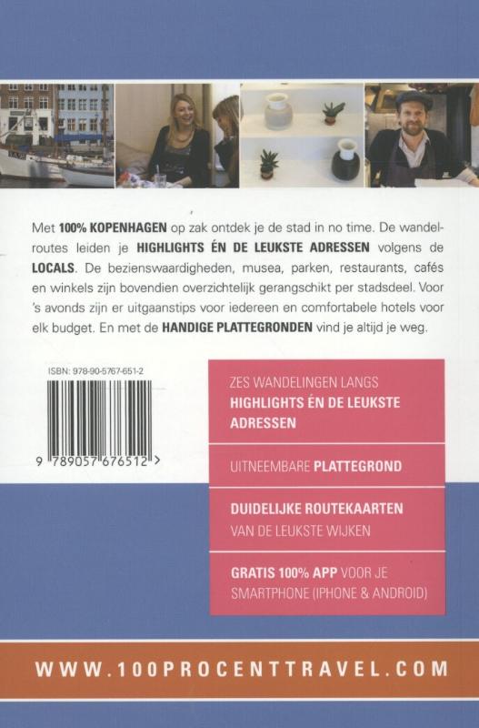 100% Kopenhagen / 100% stedengidsen achterkant