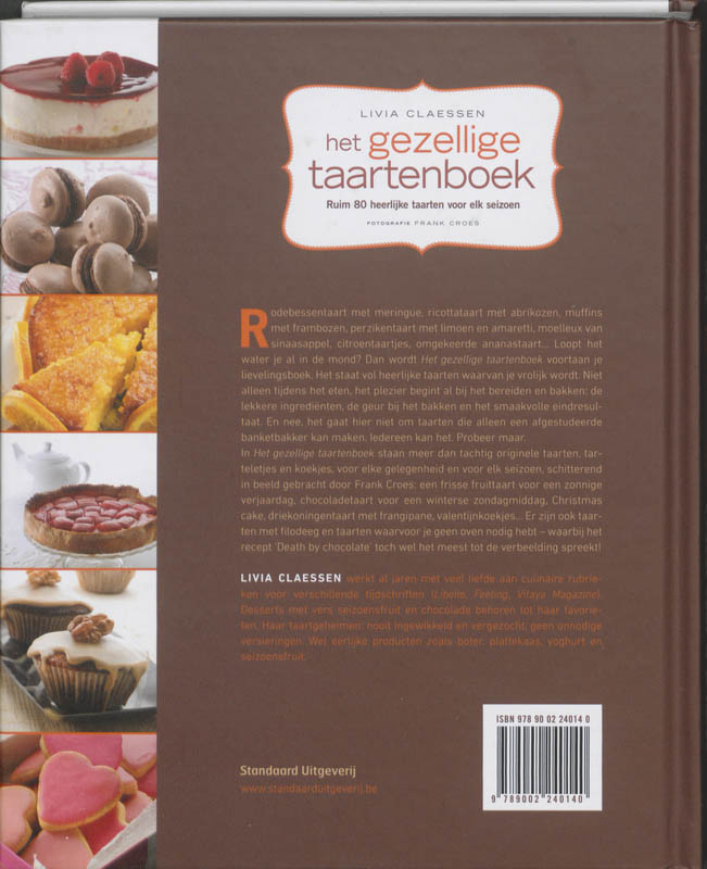 Het gezellige taartenboek achterkant