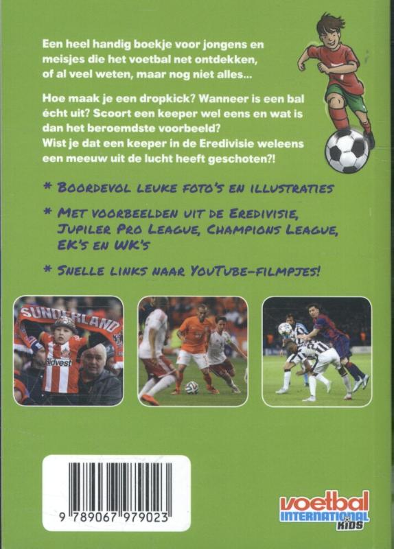 Alles over voetbal van A tot Z / Voetbal International Kids achterkant