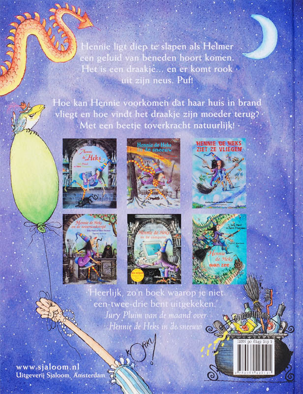 Hennie De Heks En Het Draakje achterkant