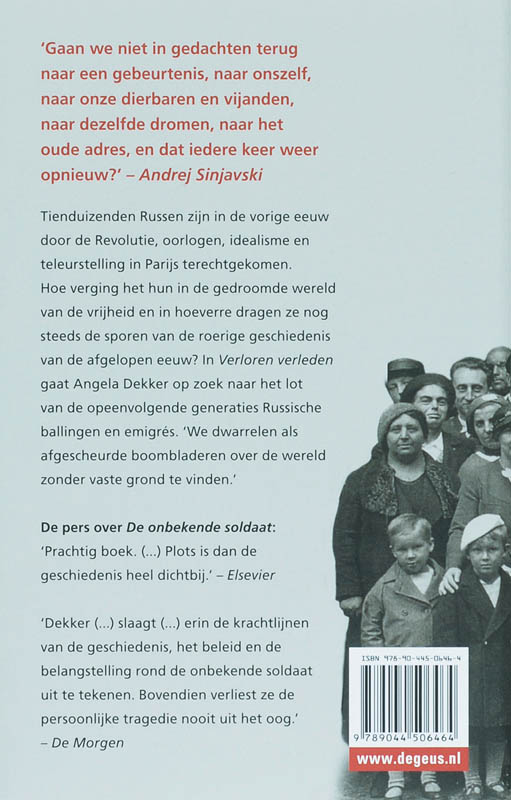 Verloren Verleden achterkant