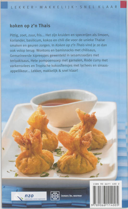 Lekker, makkelijk, snel klaar Koken op z'n Thais / Lekker, makkelijk, snel klaar achterkant