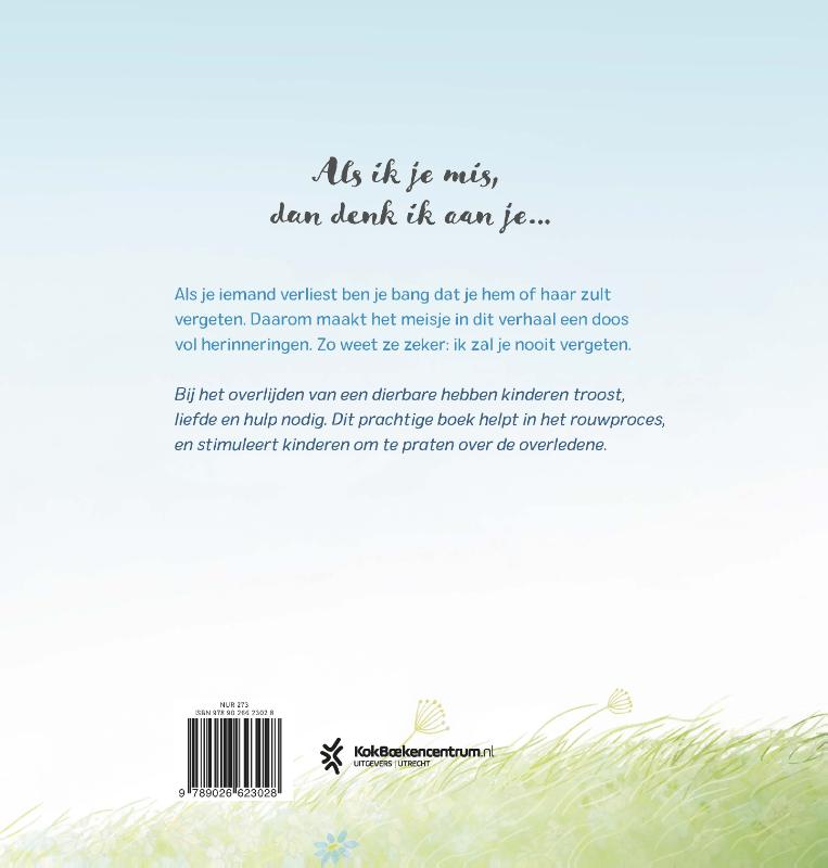 Ik wil je nooit vergeten achterkant