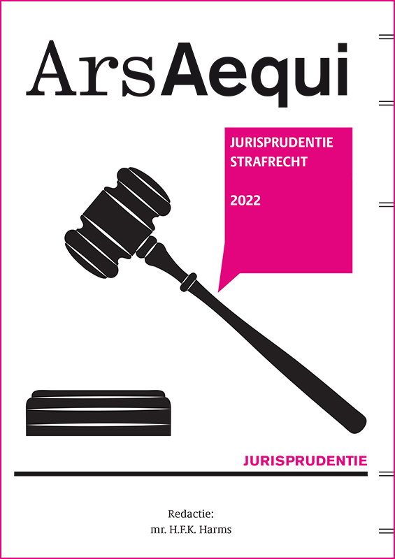 Jurisprudentie Strafrecht / 2022 / Ars Aequi Jurisprudentie