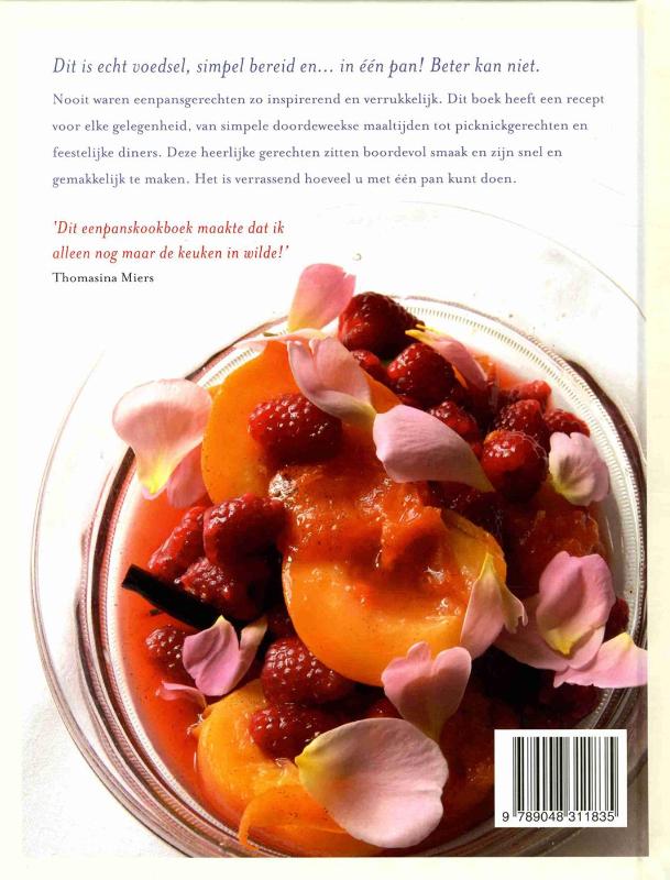 In één pan achterkant