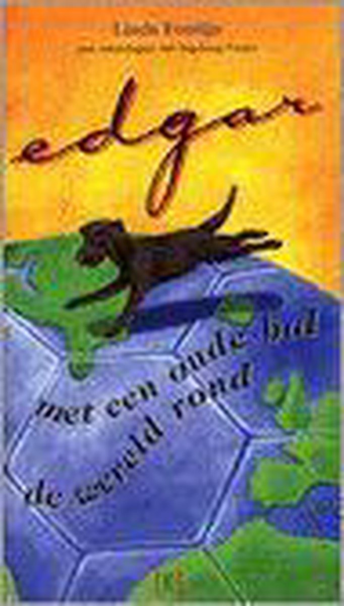 Edgar Met Een Oude Bal De Wereld Rond