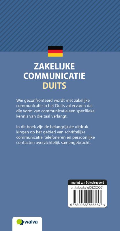 Zakelijke communicatie Duits achterkant