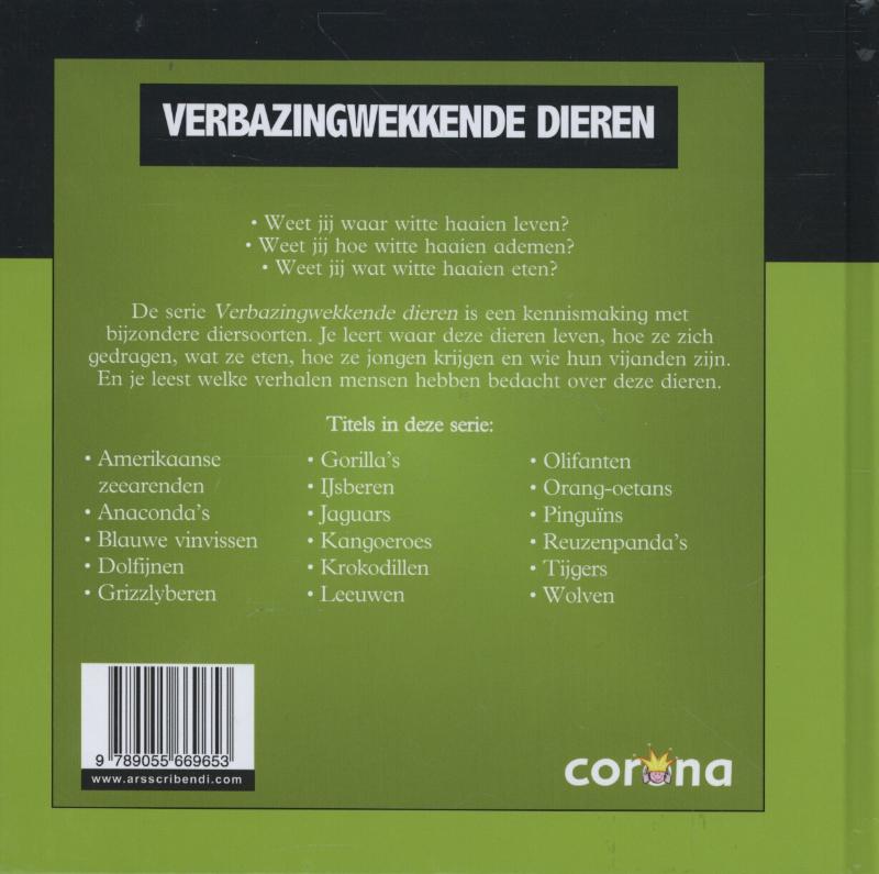 Verbazingwekkende dieren - Witte haaien achterkant