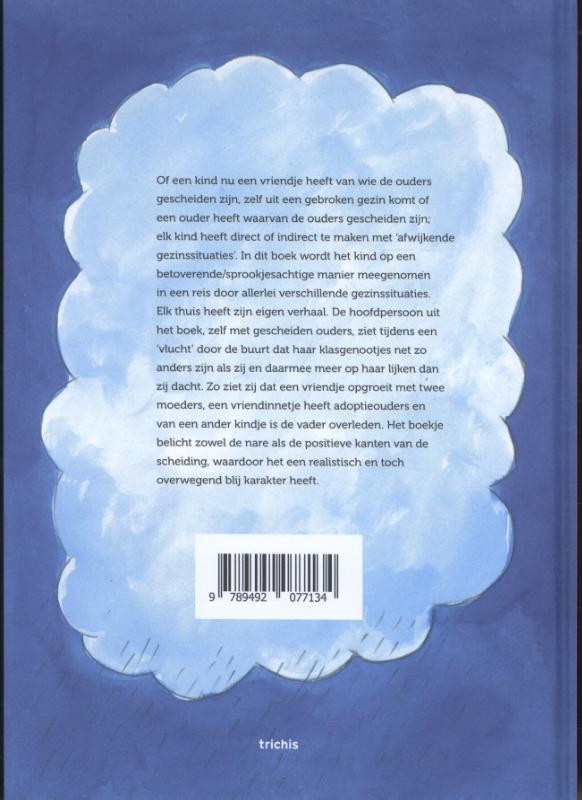 Papa en mama wonen apart achterkant