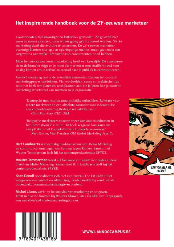 Content marketing / Campus handboek achterkant