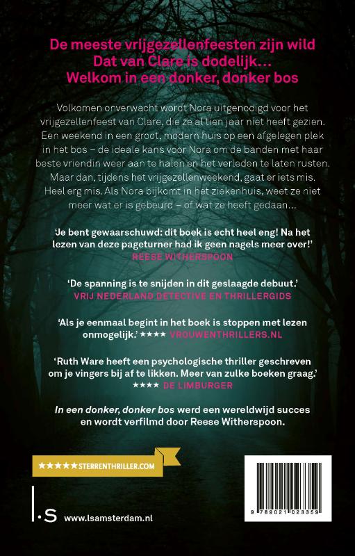 In een donker, donker bos achterkant