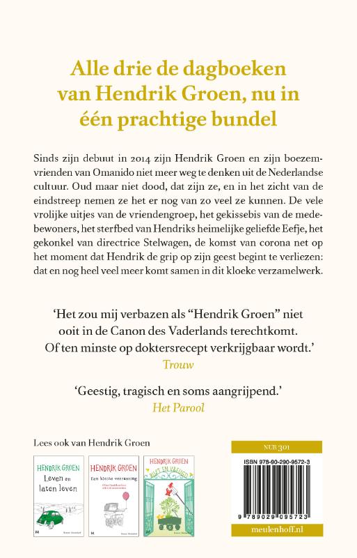 De drie geheime dagboeken van Hendrik Groen achterkant