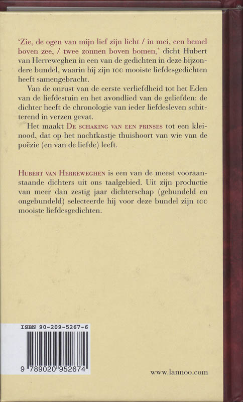 100 Liefdesgedichten achterkant