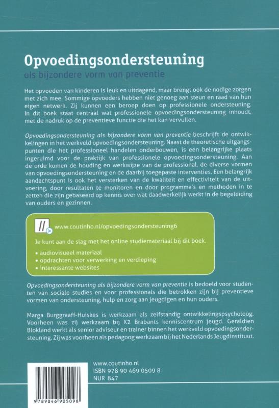 Opvoedingsondersteuning als bijzondere vorm van preventie achterkant