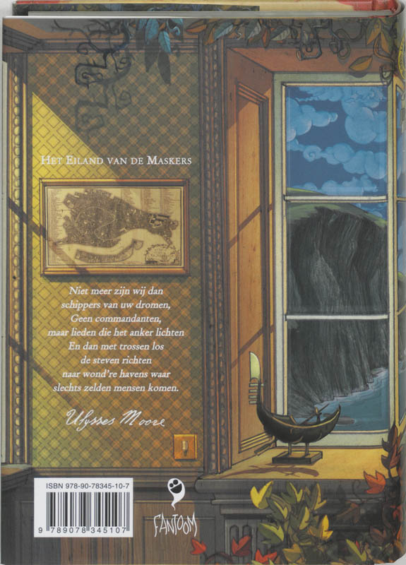 Ulysses Moore / 4 Het eiland van de maskers / Ulysses Moore / 4 achterkant