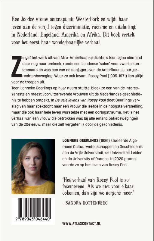 De vele levens van Rosey Pool achterkant