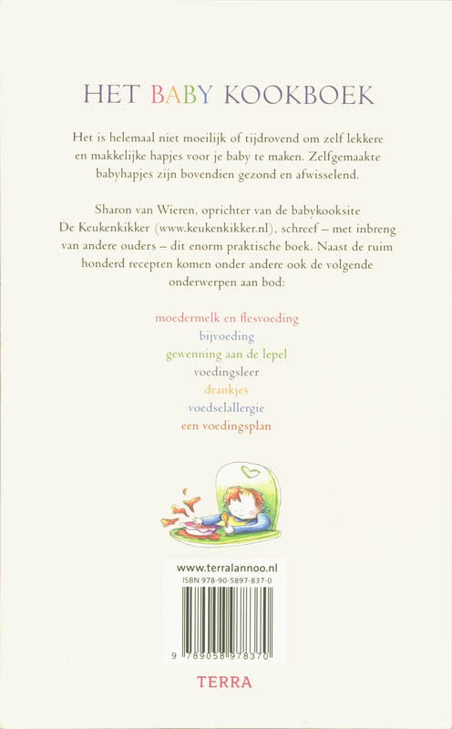 Het babykookboek! achterkant