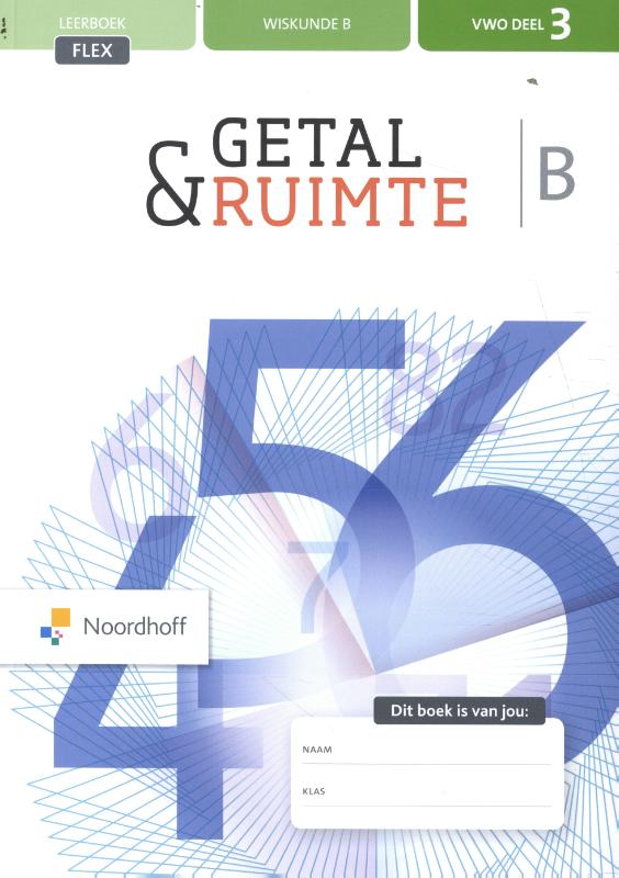 Getal & Ruimte vwo B 3 FLEX leerboek