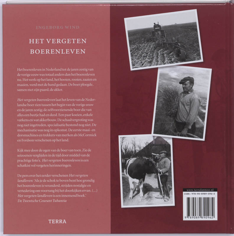 Het vergeten boerenleven achterkant