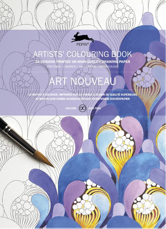 Art Nouveau Colouring Book
