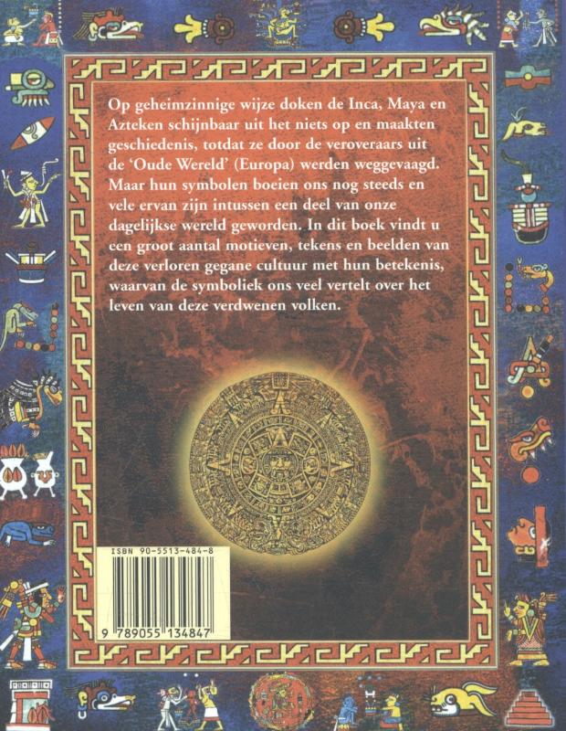 Symbolen van de Inca, Maya en Azteken achterkant