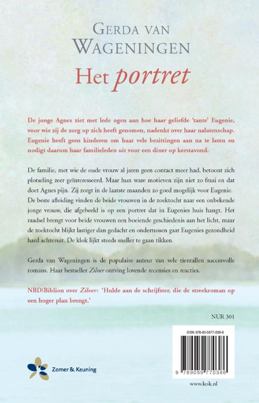 Het portret achterkant