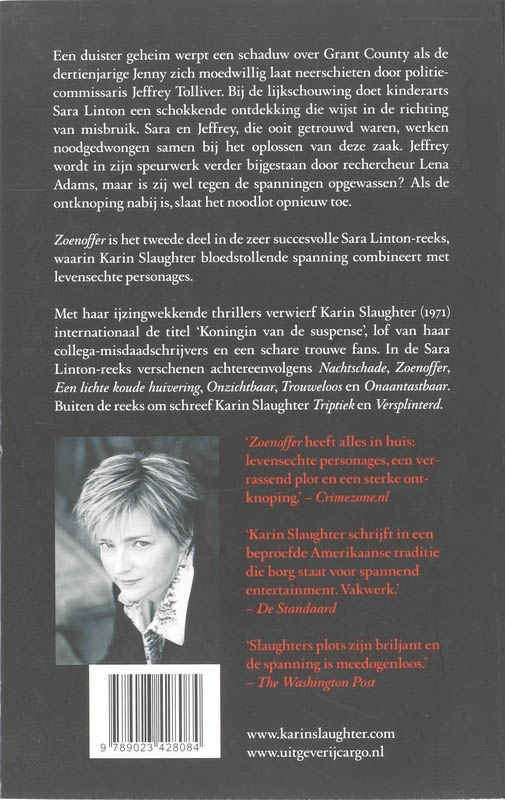 Zoenoffer / Sara Linton achterkant