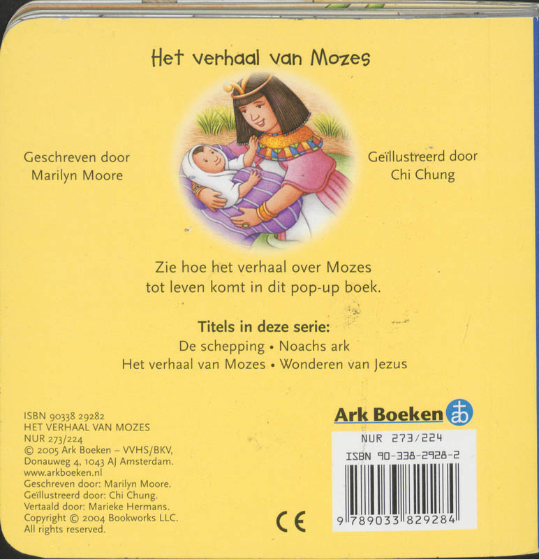 Verhaal van mozes, het - lees & speel achterkant