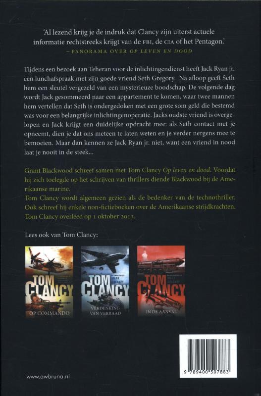 Tom Clancy: Onder vuur / Jack Ryan / 19 achterkant
