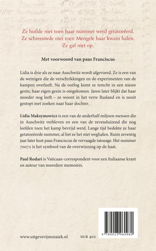 In Birkenau haatte ik niemand achterkant