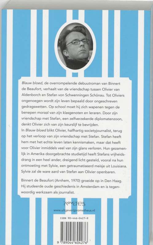 Blauw bloed achterkant