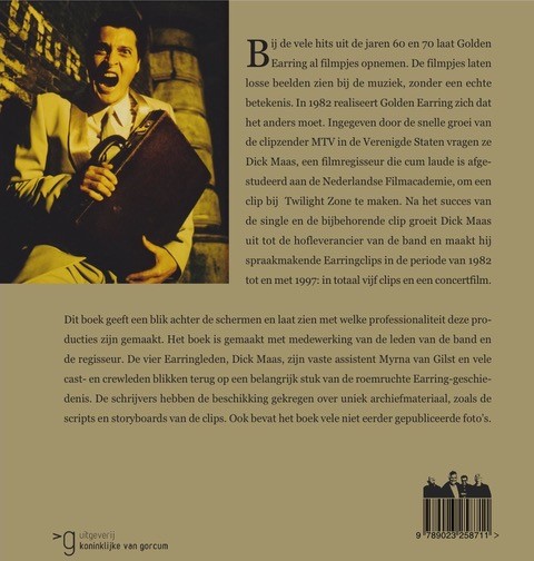 Golden Earring Clips van Dick Maas 1982-1997 achterkant