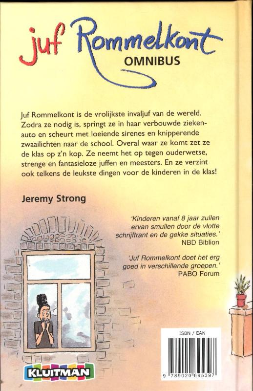 Omnibus Juf Rommelkont achterkant