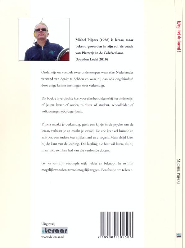 Weg met de docent! achterkant