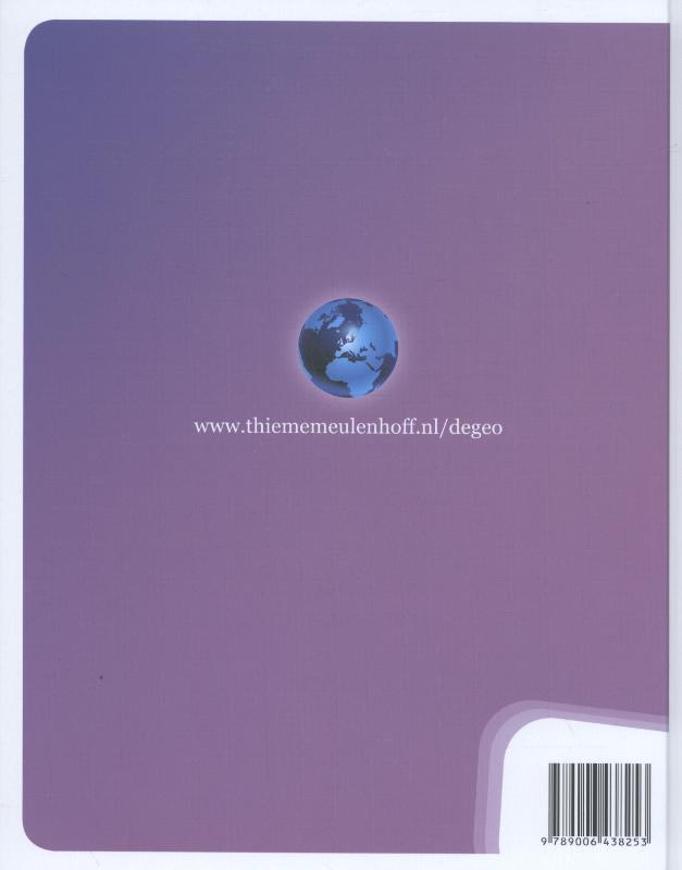 De Geo 3 vwo Lesboek achterkant