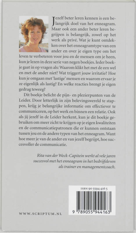 Stap in de wereld van de leider / Enneassleutel / 8 achterkant