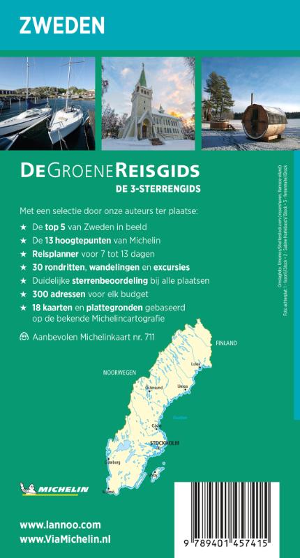 Zweden / De Groene Reisgids achterkant