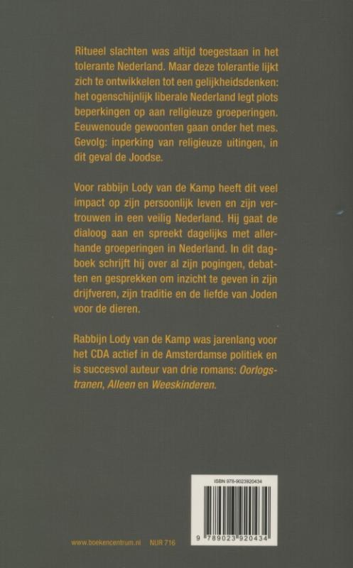 Dagboek Van Een Verdoofd Rabbijn achterkant