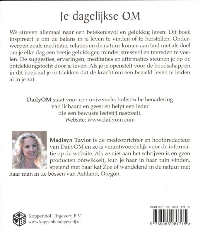 Je dagelijkse OM achterkant