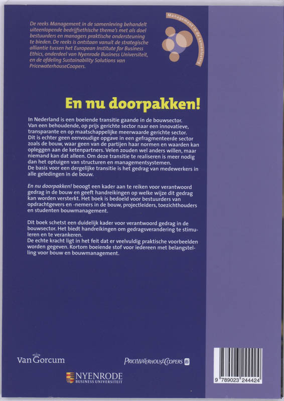 En nu doorpakken! achterkant