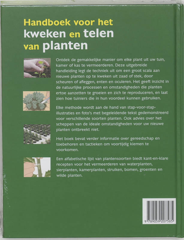 Handboek Voor Het Kweken En Telen Van Planten achterkant