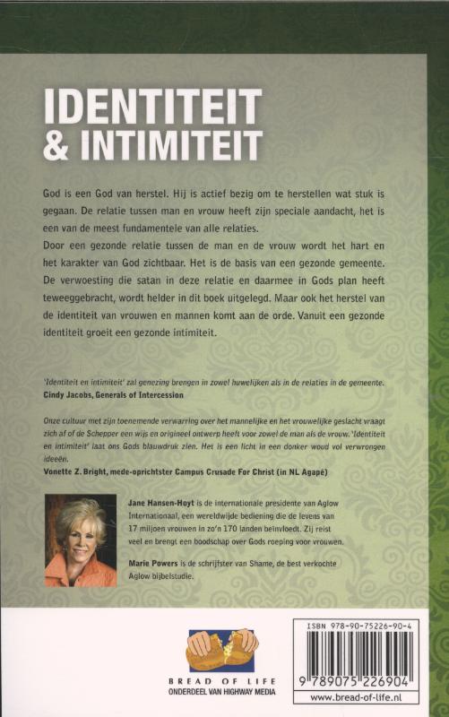 Identiteit en intimiteit achterkant