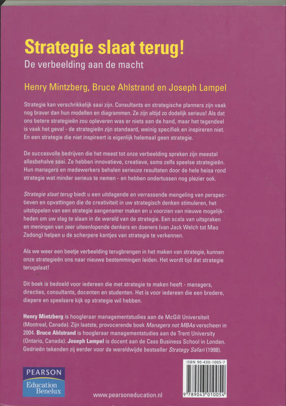 Strategie Slaat Terug! achterkant
