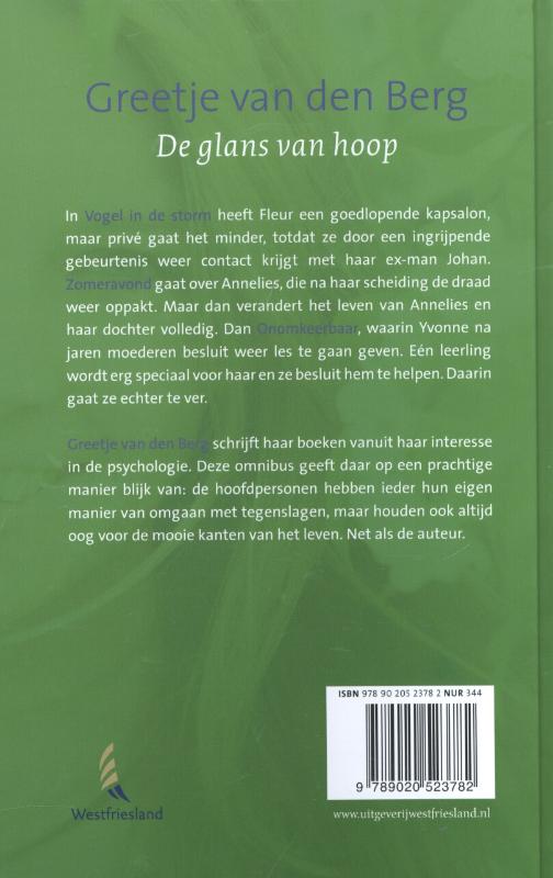 De glans van hoop omnibus achterkant