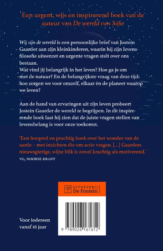 Wij zijn de wereld achterkant